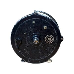 Vintage J.W. Young & Sons Windex Fly Fishing Reel Black England 863800